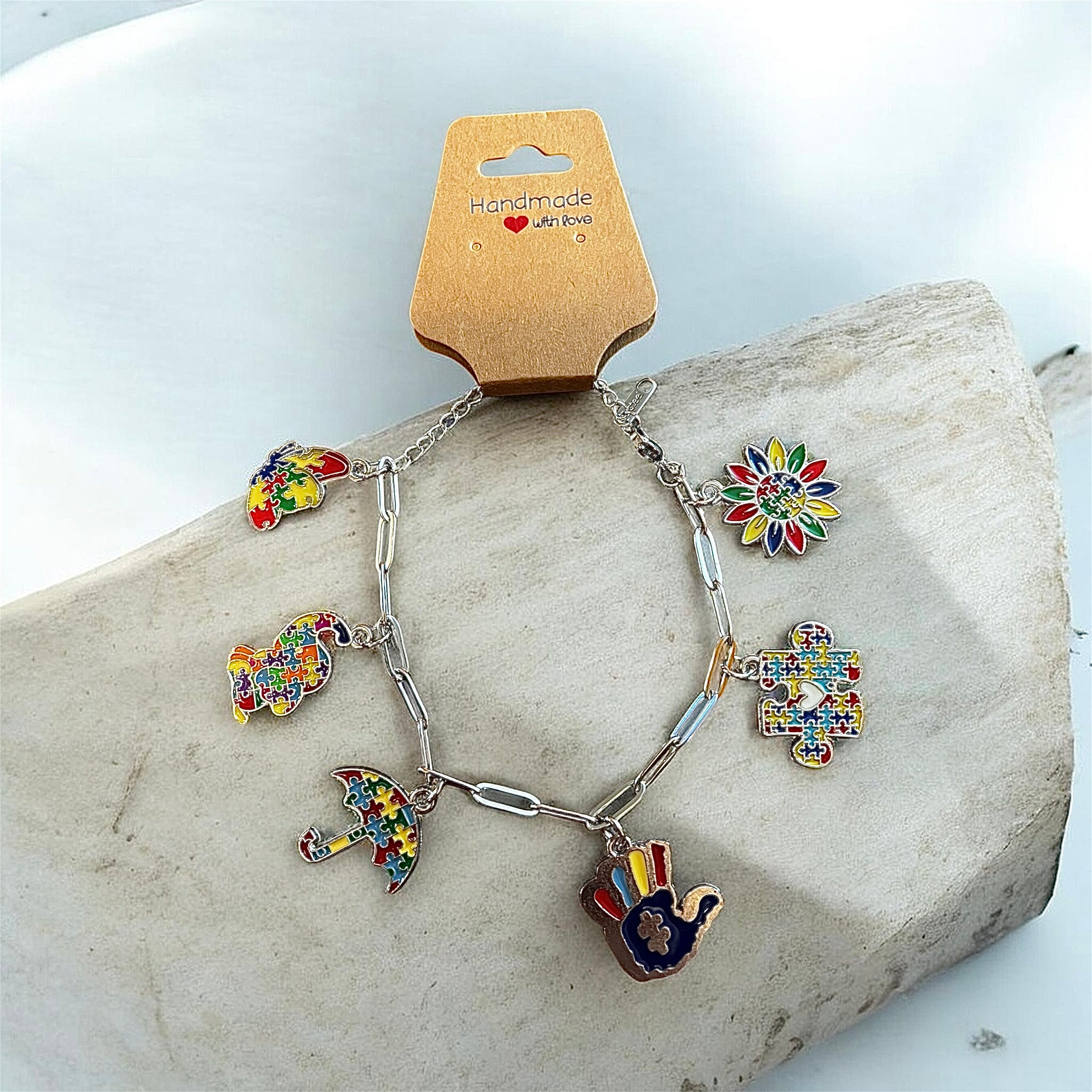 Autism Awareness charm bracelet✨